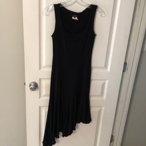 Scoop Neck Black Dress